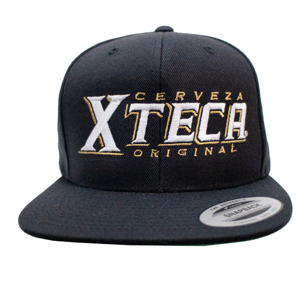 Xteca® Logo Snapback Baseball Cap (Black)
